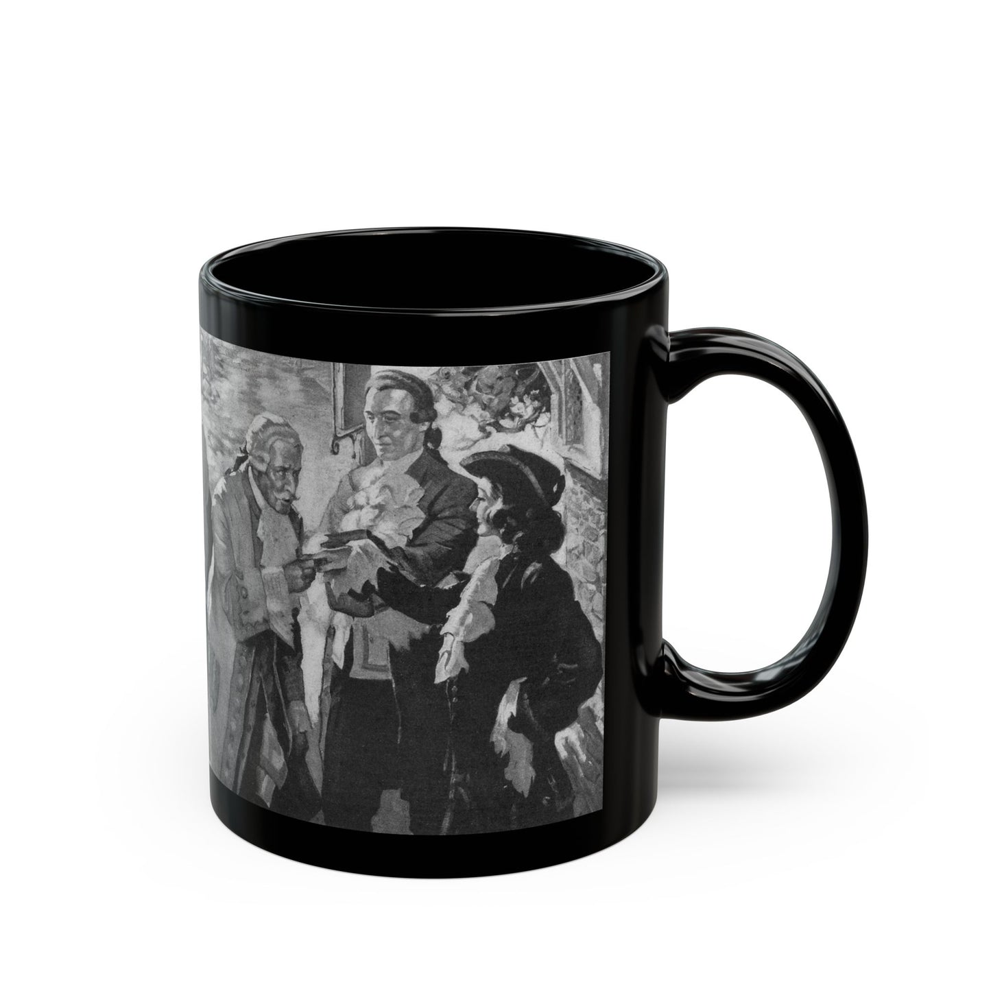 Casanova's Women - Henriette, Liberty magazine, September 18, 1937 - Black Coffee Mug-Go Mug Yourself