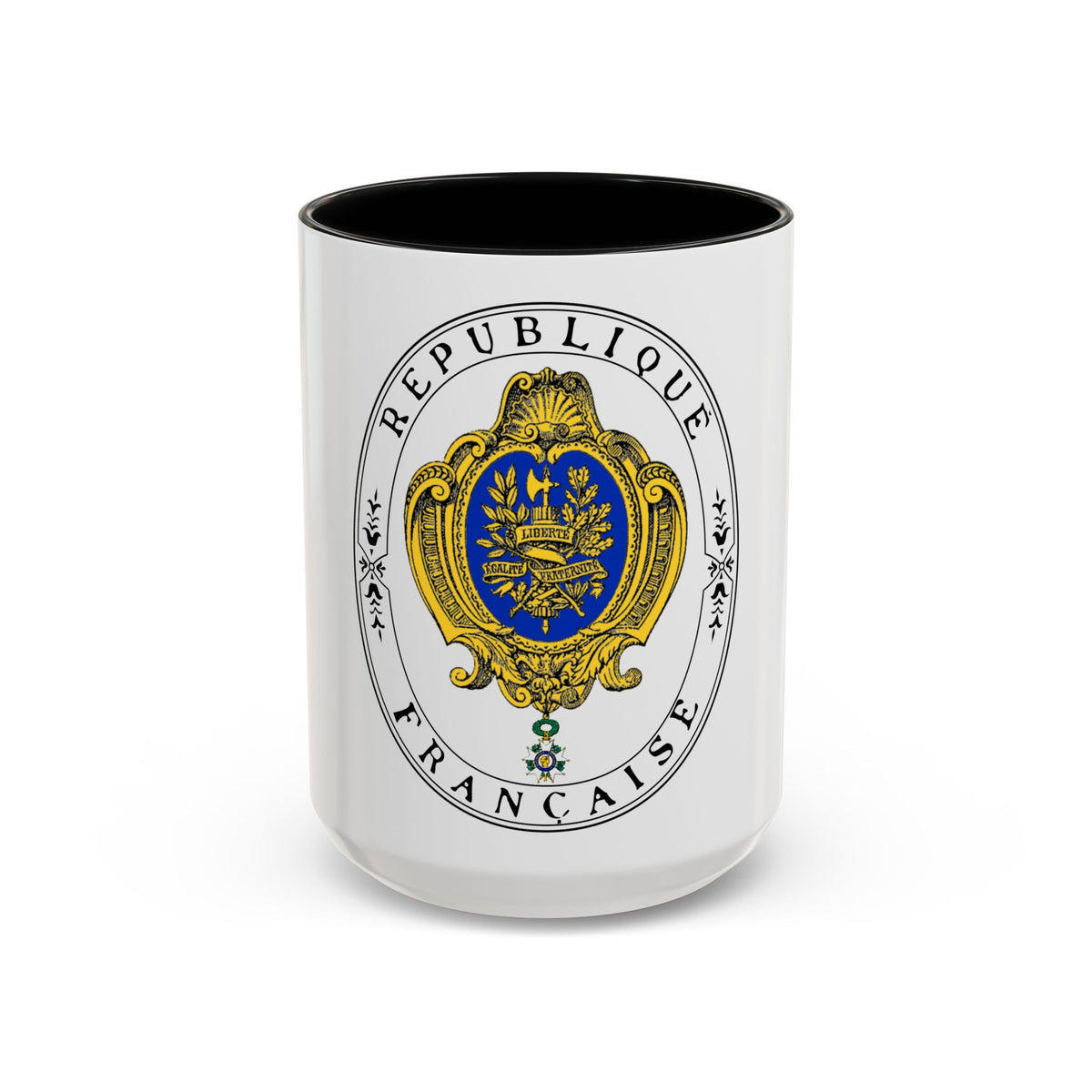Coat of arms of the French Republic (1905) - Accent Coffee Mug