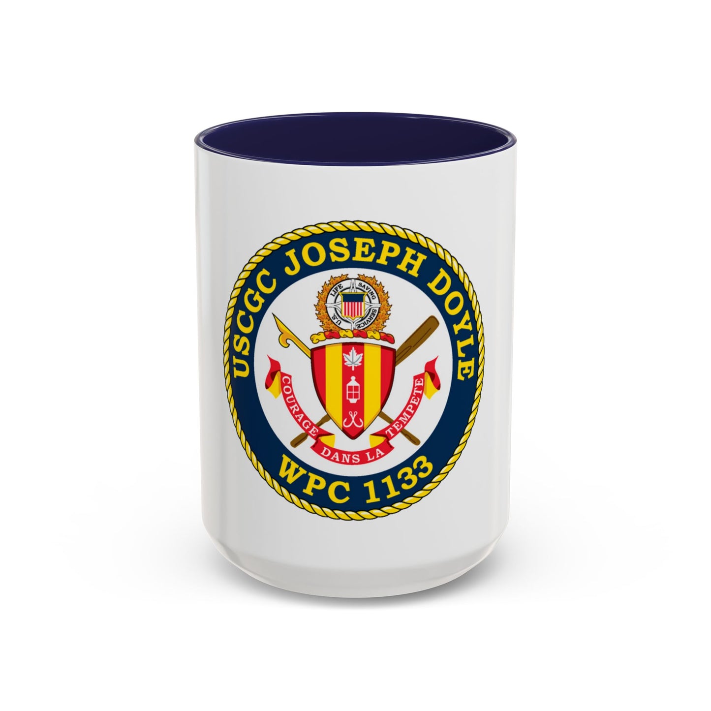 USCG C JOSEPH DOYLE W PC 1133 (U.S. Coast Guard) Accent Coffee Mug