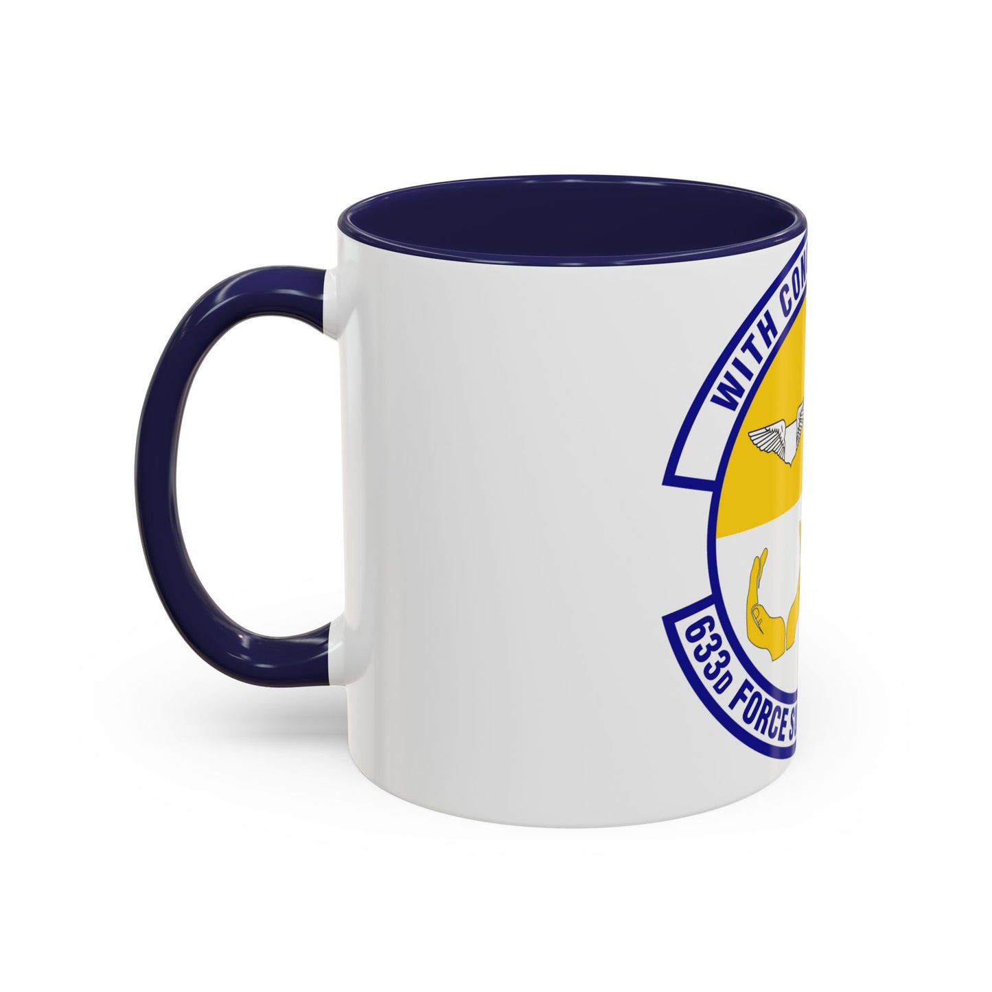 633d Force Support Squadron (U.S. Air Force) Accent Coffee Mug