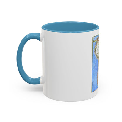 South America (1972) (Map) Accent Coffee Mug
