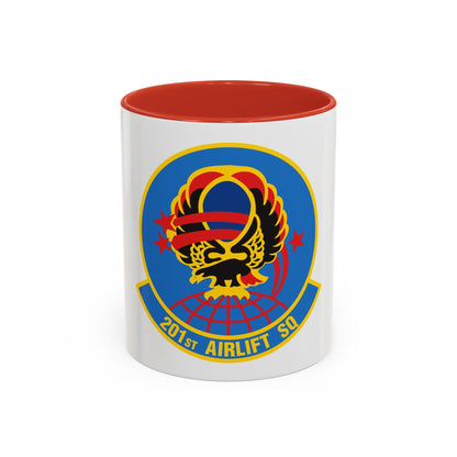 201 Airlift Squadron (U.S. Air Force) Accent Coffee Mug