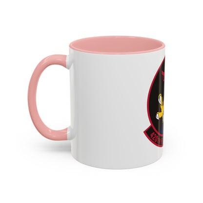 420 Flight Test Squdron AFMC (U.S. Air Force) Accent Coffee Mug