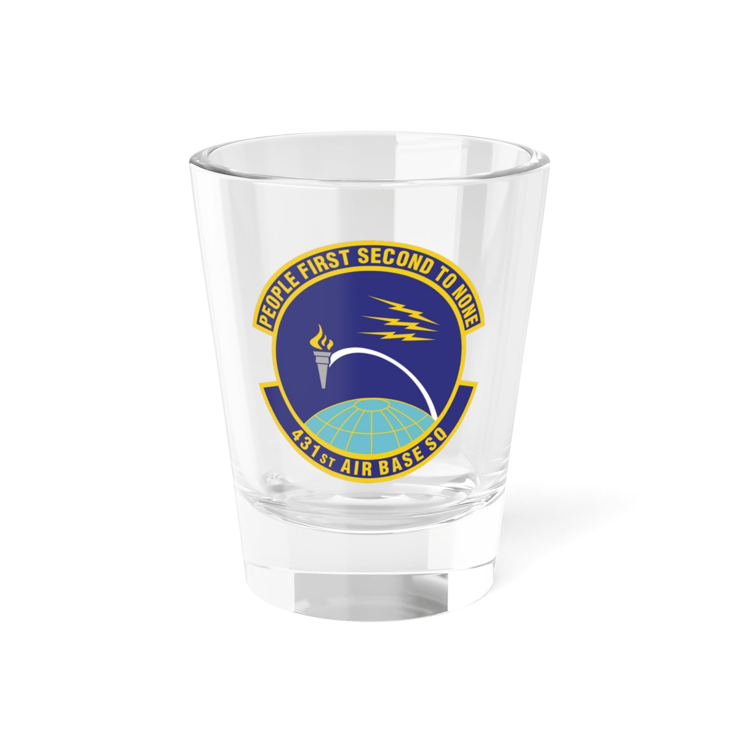 431st Air Base Squadron (U.S. Air Force) Shot Glass 1.5oz