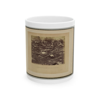 A Sharpshooter's Last Sleep, Gettysburg, Pennsylvania (U.S. Civil War) White Coffee Mug