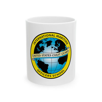 International Maritime Officers School USCG (U.S. Coast Guard) White Coffee Mug