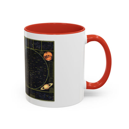 Heavens. The (1970) (Map) Accent Coffee Mug