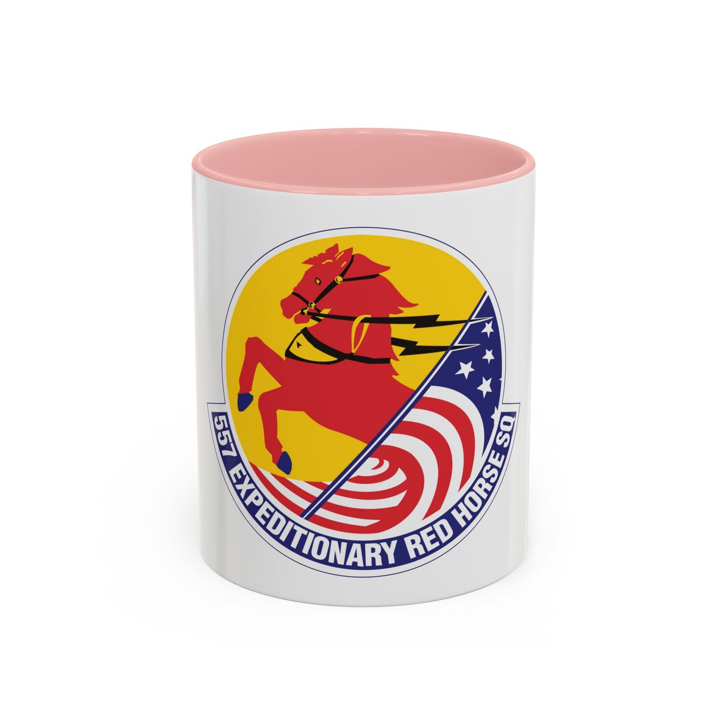 557th Expeditionary Red Horse Squadron (U.S. Air Force) Accent Coffee Mug
