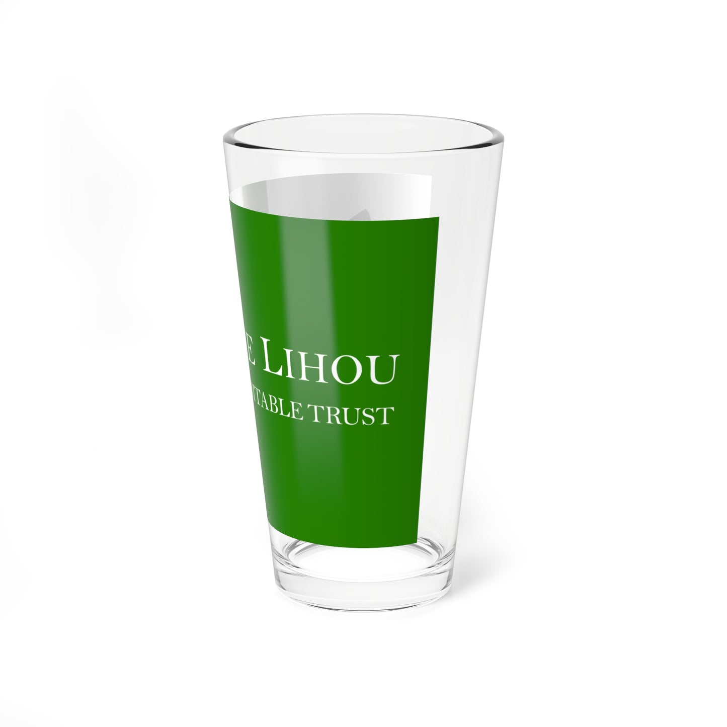 Flag of Lihou (United Kingdom) Pint Glass 16oz