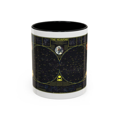 Heavens. The (1970) (Map) Accent Coffee Mug