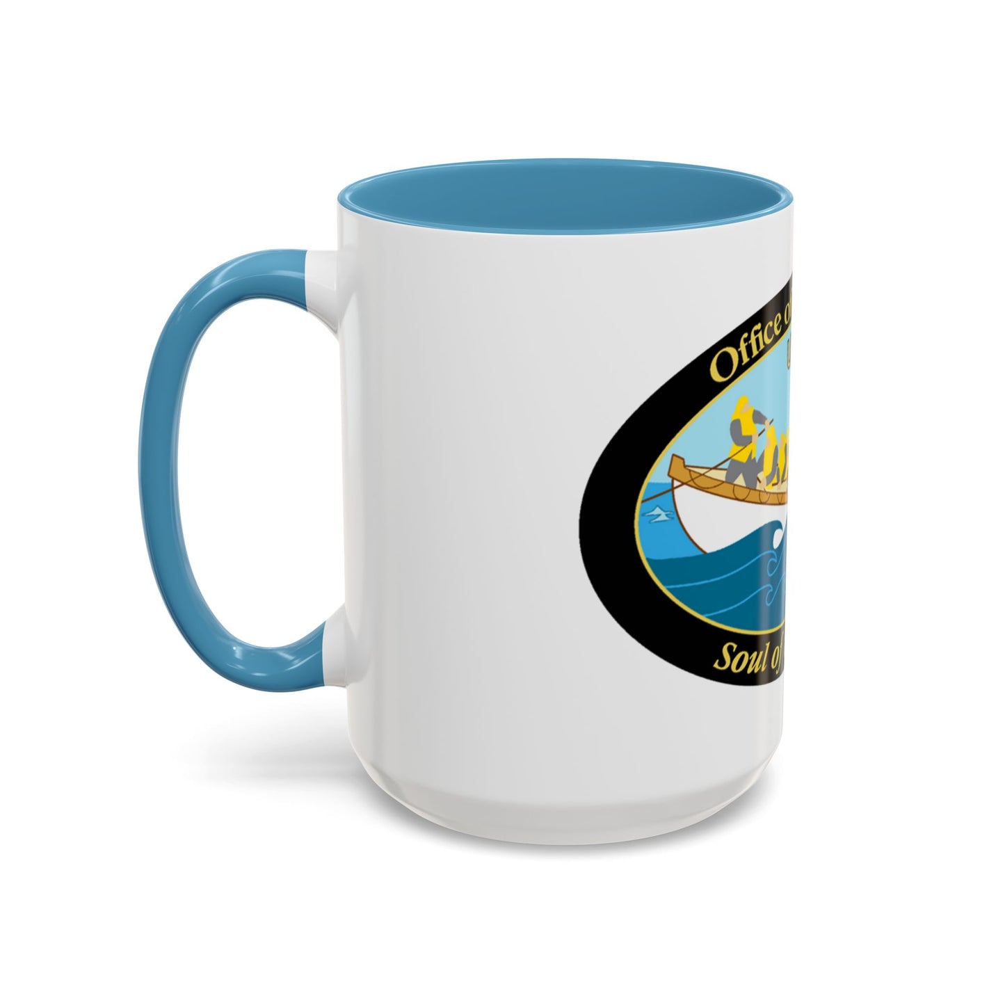 USCG Office of Boat Forces (U.S. Coast Guard) Accent Coffee Mug