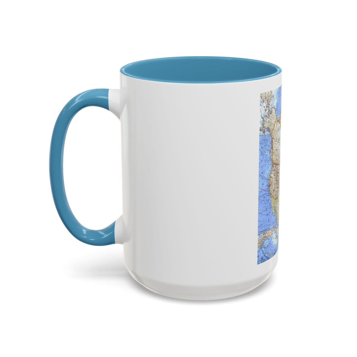 North America (1964) (Map) Accent Coffee Mug