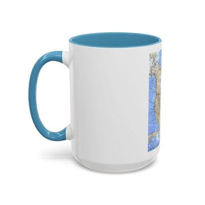 North America (1964) (Map) Accent Coffee Mug