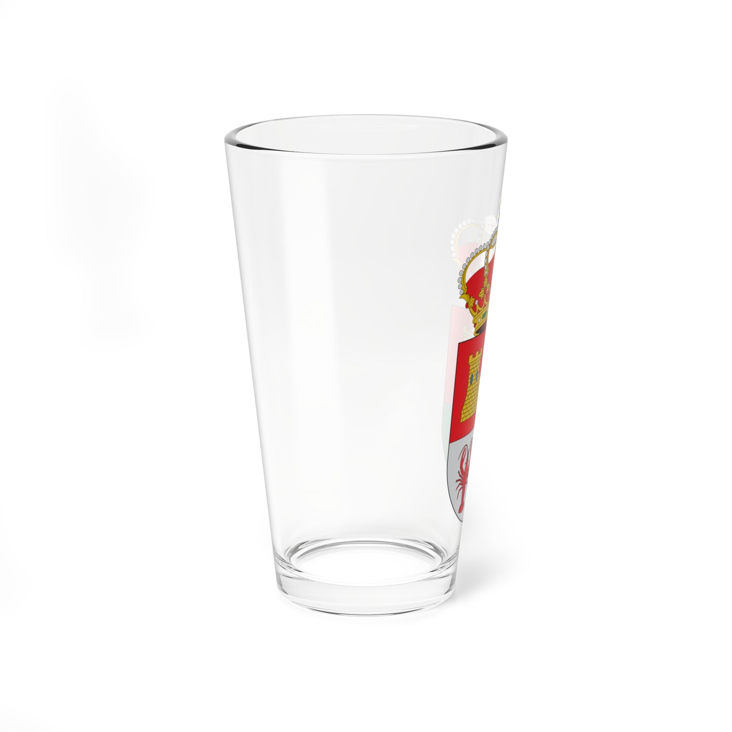 Escudo de Aldeasoña Segovia (Spain) (Coat of Arms) Pint Glass 16oz