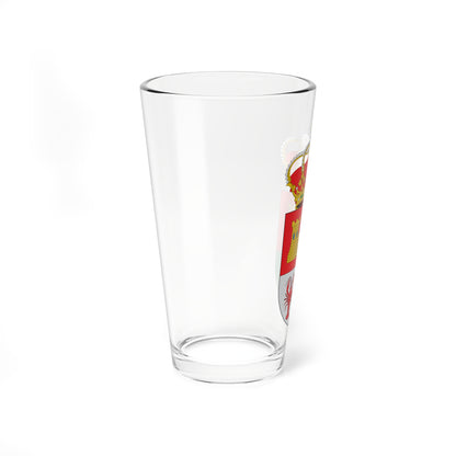 Escudo de Aldeasoña Segovia (Spain) (Coat of Arms) Pint Glass 16oz