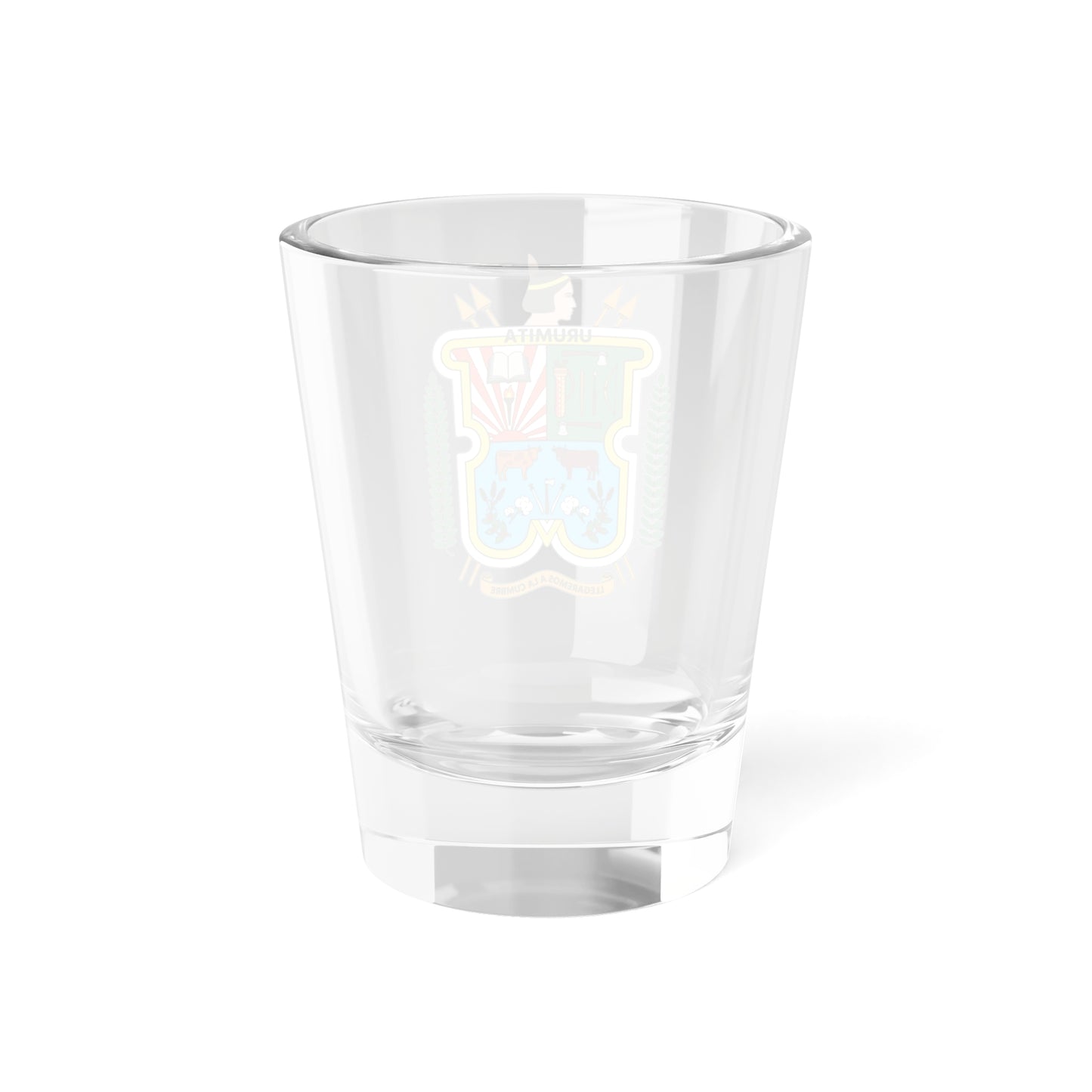 Escudo Municipal de Urumita - La Guajira (Colombia) (Coat of Arms) Shot Glass 1.5oz