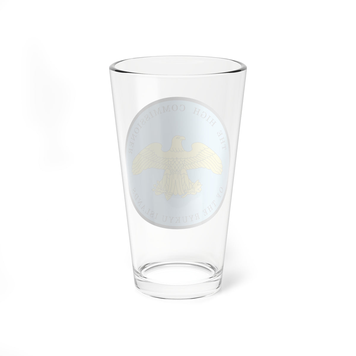 Seal of High Commissioner of the Ryukyu Islands (Japan) (Coat of Arms) Pint Glass 16oz