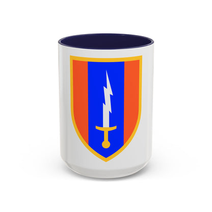 1st Signal Brigade (U.S. Army) Accent Coffee Mug