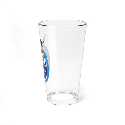 Prinsessan Estelle vapen med Serafimerkors (Sweden) (Coat of Arms) Pint Glass 16oz