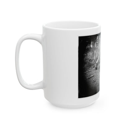 Brandy Station, Virginia. Major William Riddle And Friends. Headquarters, Army Of The Potomac (U.S. Civil War) White Coffee Mug