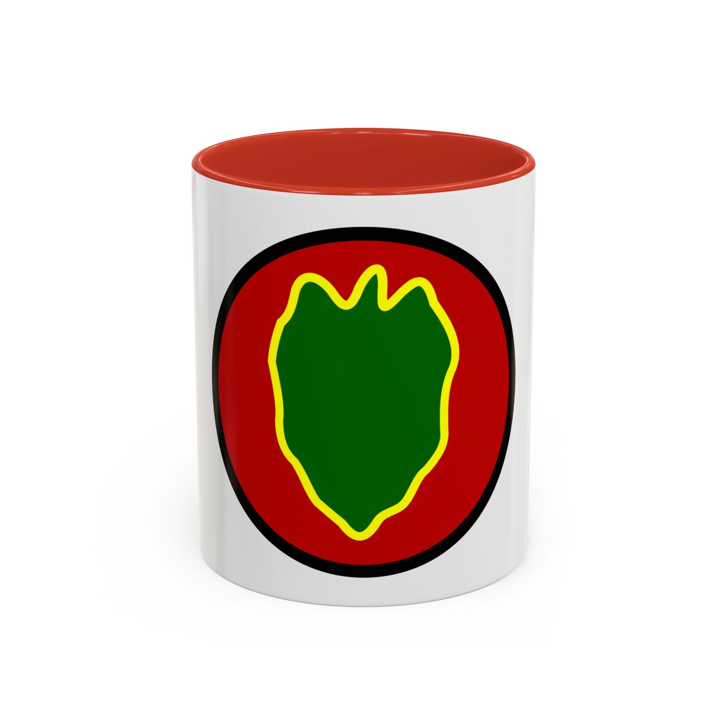 24 Infantry Division SSI (U.S. Army) Accent Coffee Mug