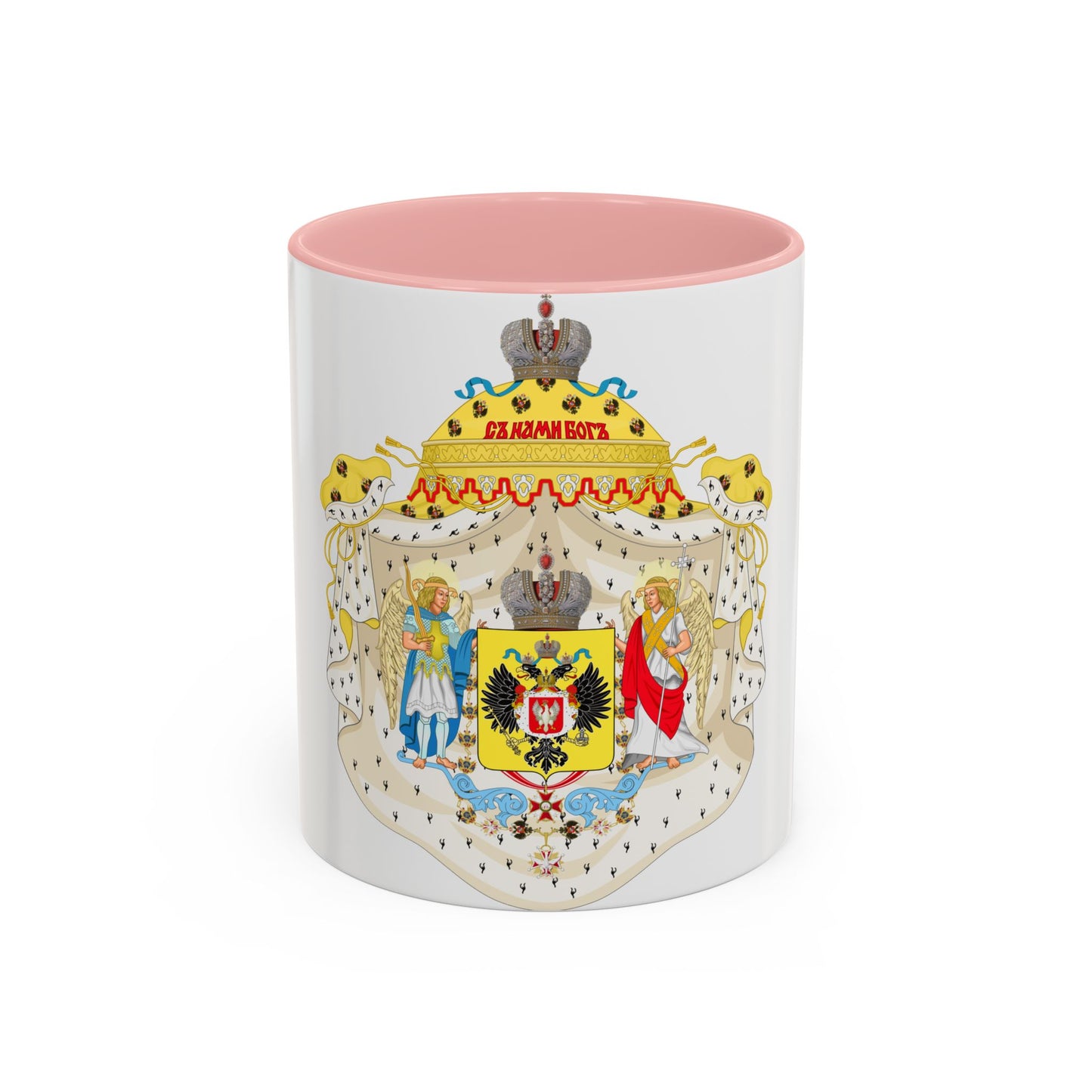 Great Coat of Arms of Congress Poland - Accent Coffee Mug