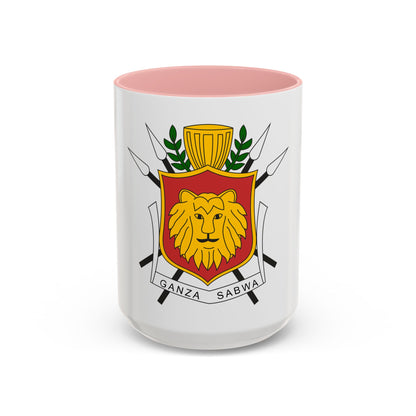 Coat of arms of the Kingdom of Burundi - Accent Coffee Mug