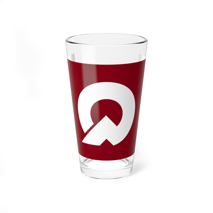 Flag of Ashiyasu Yamanashi 1967-2003 (Japan) Pint Glass 16oz