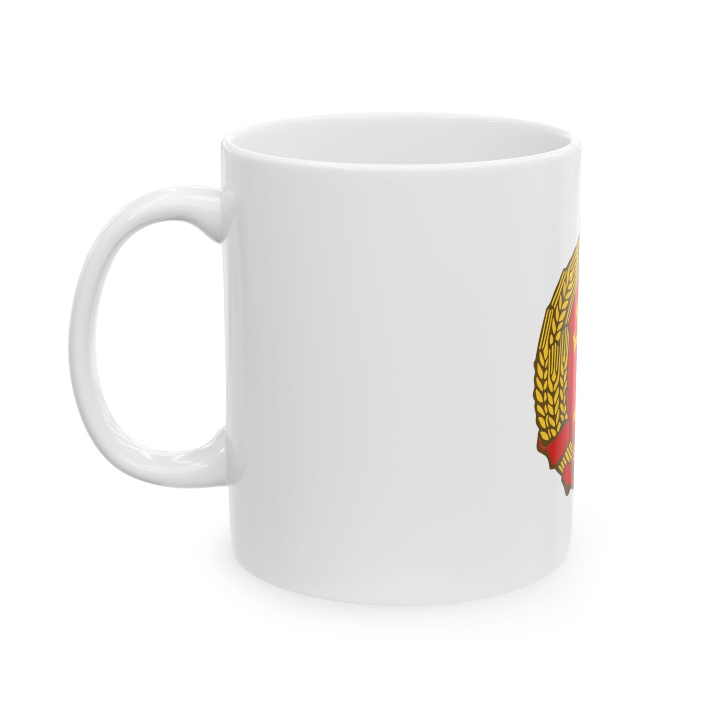 Coat of arms of Bulgaria (1948) - White Coffee Mug
