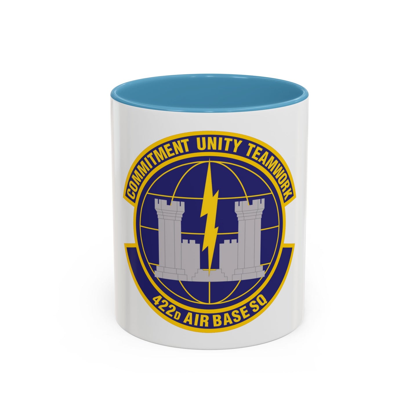422d Air Base Squadron (U.S. Air Force) Accent Coffee Mug
