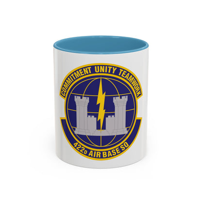422d Air Base Squadron (U.S. Air Force) Accent Coffee Mug