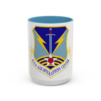 612 Air Operations Center ACC (U.S. Air Force) Accent Coffee Mug