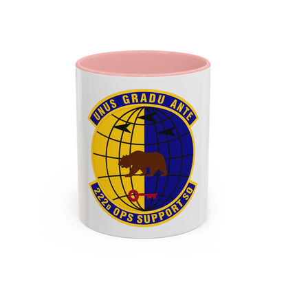 222d Operations Support Squadron (U.S. Air Force) Accent Coffee Mug