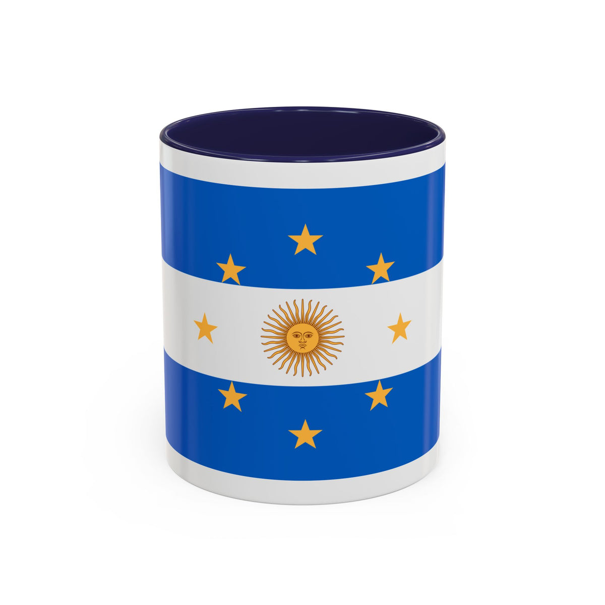 Navy Jack of Argentina 1818 - Accent Coffee Mug