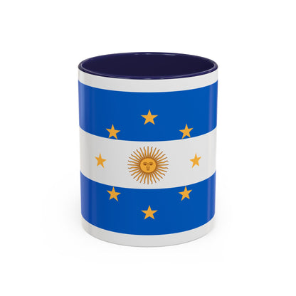 Navy Jack of Argentina 1818 - Accent Coffee Mug