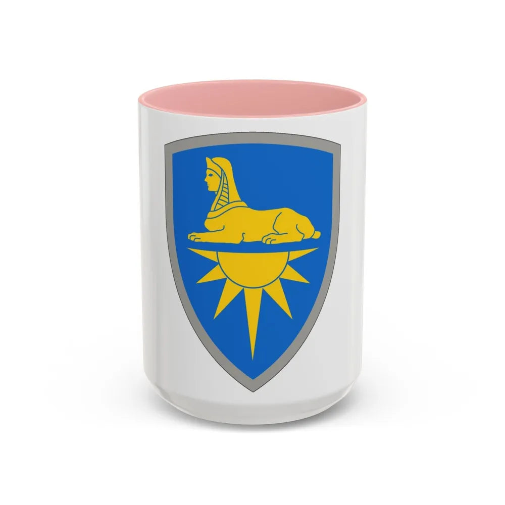 Intelligence Command (U.S. Army) Accent Coffee Mug-15oz-Pink-Go Mug Yourself