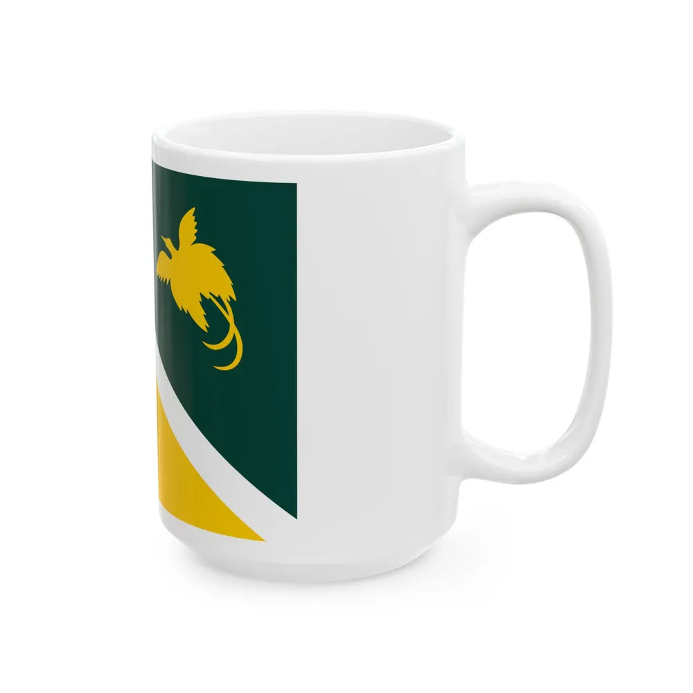 Flag of Jiwaka Papa New Guinea - White Coffee Mug-Go Mug Yourself