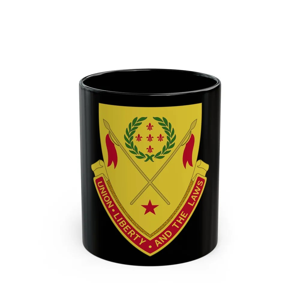 180th Field Artillery Battalion (U.S. Army) Black Coffee Mug-11oz-Go Mug Yourself