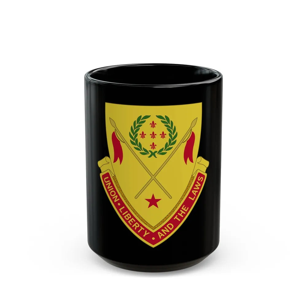 180th Field Artillery Battalion (U.S. Army) Black Coffee Mug-15oz-Go Mug Yourself