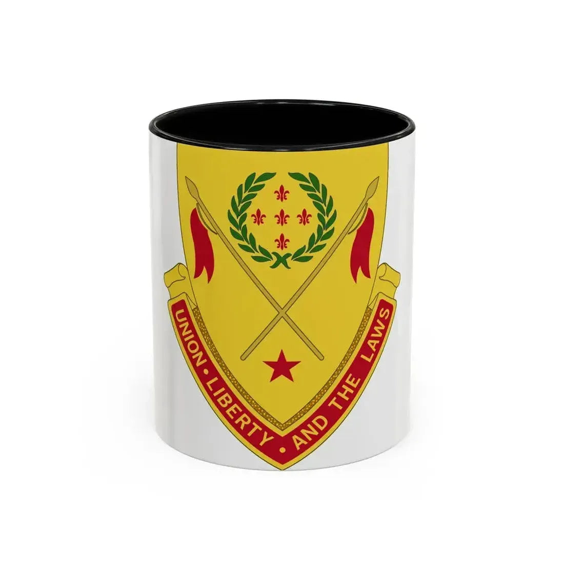 180th Field Artillery Battalion (U.S. Army) Accent Coffee Mug 11oz Black - Go Mug Yourself