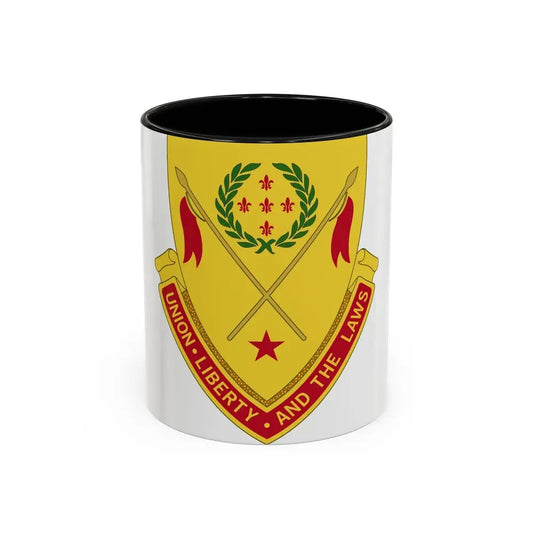 180th Field Artillery Battalion (U.S. Army) Accent Coffee Mug 11oz Black - Go Mug Yourself
