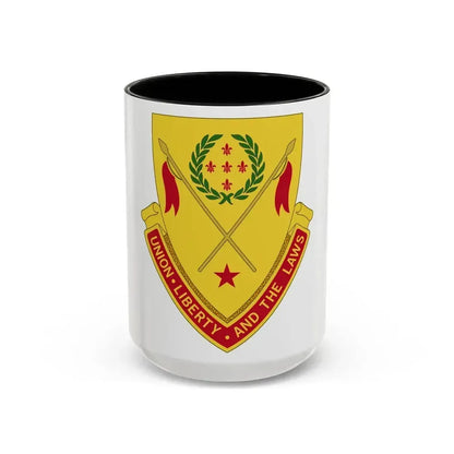 180th Field Artillery Battalion (U.S. Army) Accent Coffee Mug 15oz Black - Go Mug Yourself