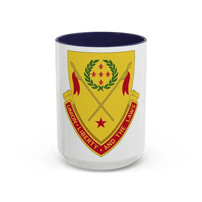 180th Field Artillery Battalion (U.S. Army) Accent Coffee Mug 15oz Navy - Go Mug Yourself