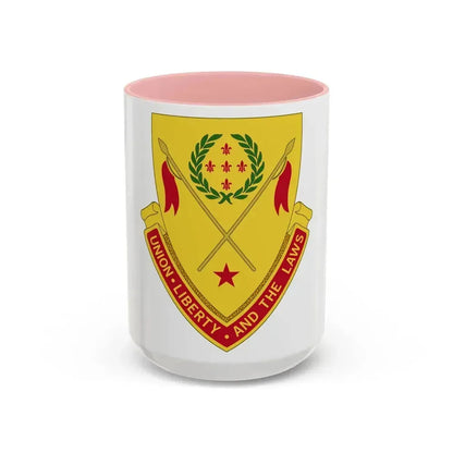 180th Field Artillery Battalion (U.S. Army) Accent Coffee Mug 15oz Pink - Go Mug Yourself