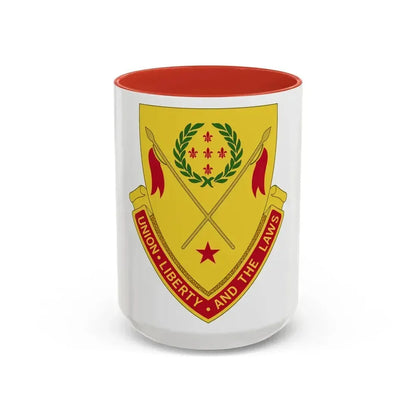 180th Field Artillery Battalion (U.S. Army) Accent Coffee Mug 15oz Red - Go Mug Yourself