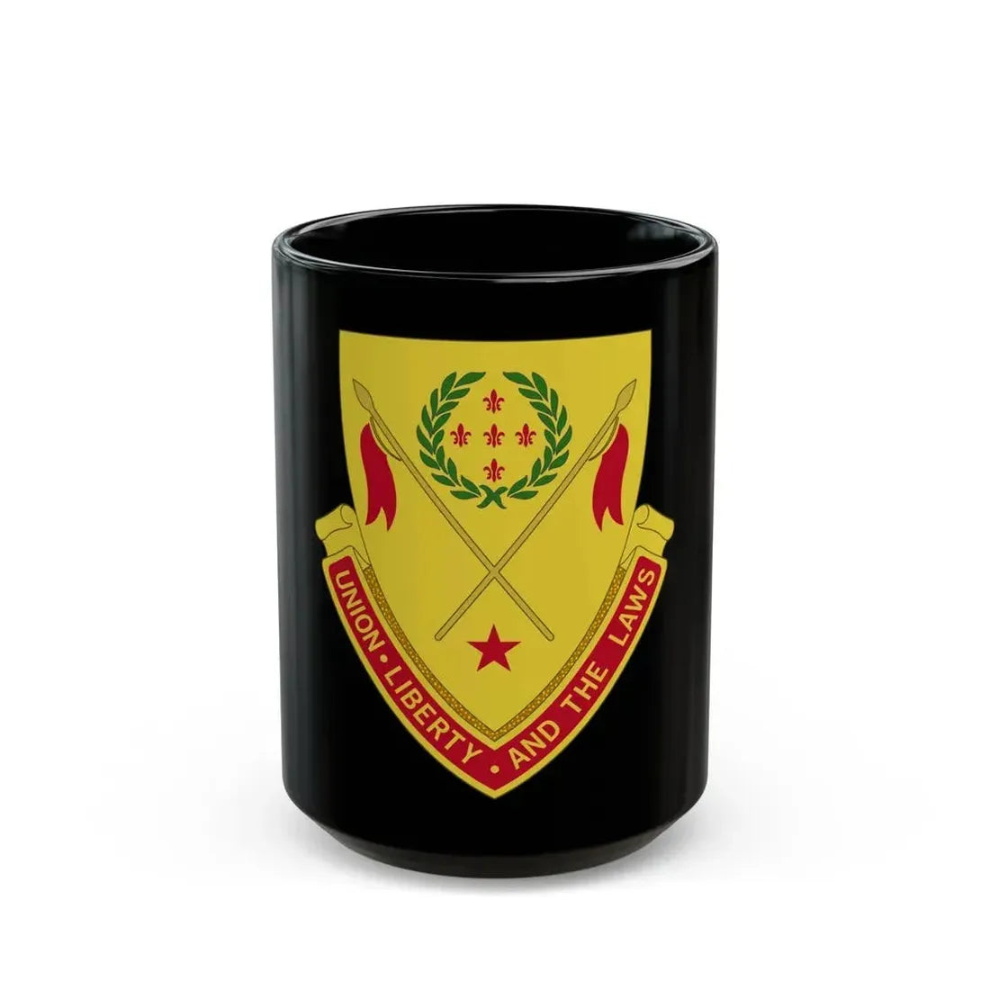 180th Field Artillery Battalion (U.S. Army) Black Coffee Mug 15oz - Go Mug Yourself