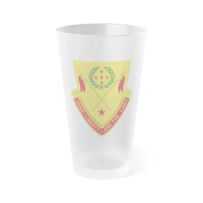 180th Field Artillery Battalion (U.S. Army) Frosted Pint Glass 16oz Default Title - Go Mug Yourself