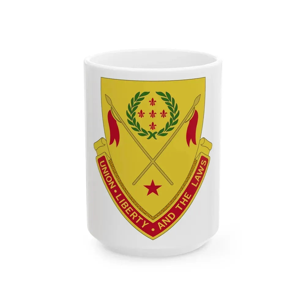 180th Field Artillery Battalion (U.S. Army) White Coffee Mug 15oz - Go Mug Yourself