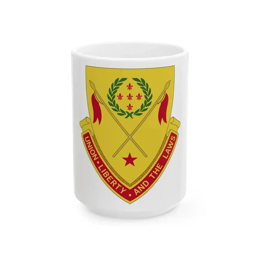 180th Field Artillery Battalion (U.S. Army) White Coffee Mug 15oz - Go Mug Yourself