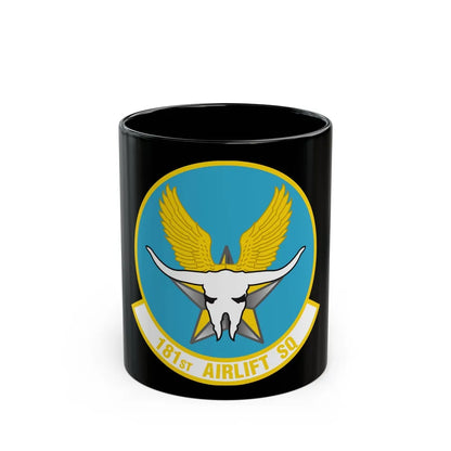 181 Airlift Squadron (U.S. Air Force) Black Coffee Mug-11oz-Go Mug Yourself